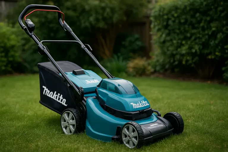 Wat is de Makita accu grasmaaier 38 CM 2X18V DLM382Z?